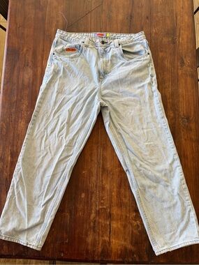 Relaxed Light Blue Men's Jeans - Unbranded